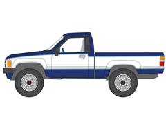 AUTO WORLD #AWSP247-A - 1984 Toyota SR5 Pickup in Dark Blue Metallic and White
