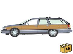AUTO WORLD #AWSP248-B-CASE - 1995 Buick Roadmaster Wagon in Light Adriatic Poly - NEW - 6-Piece Set in a Non-Returnable Factory-Sealed Case