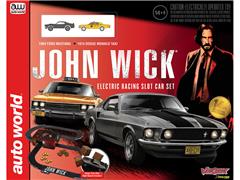 AUTO WORLD #SRS370 - John Wick Electric Racing Slot Car Set