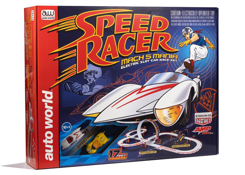 Speed Racer - 19 Mach 5 Mania Slot Car Set - SRS361