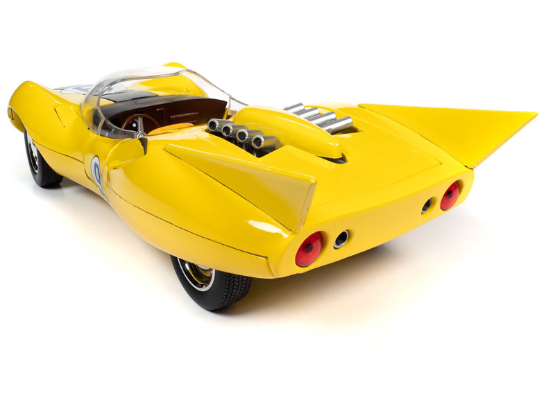 Speed Racer Shooting Star in Yellow with #9 on Door with Racer X