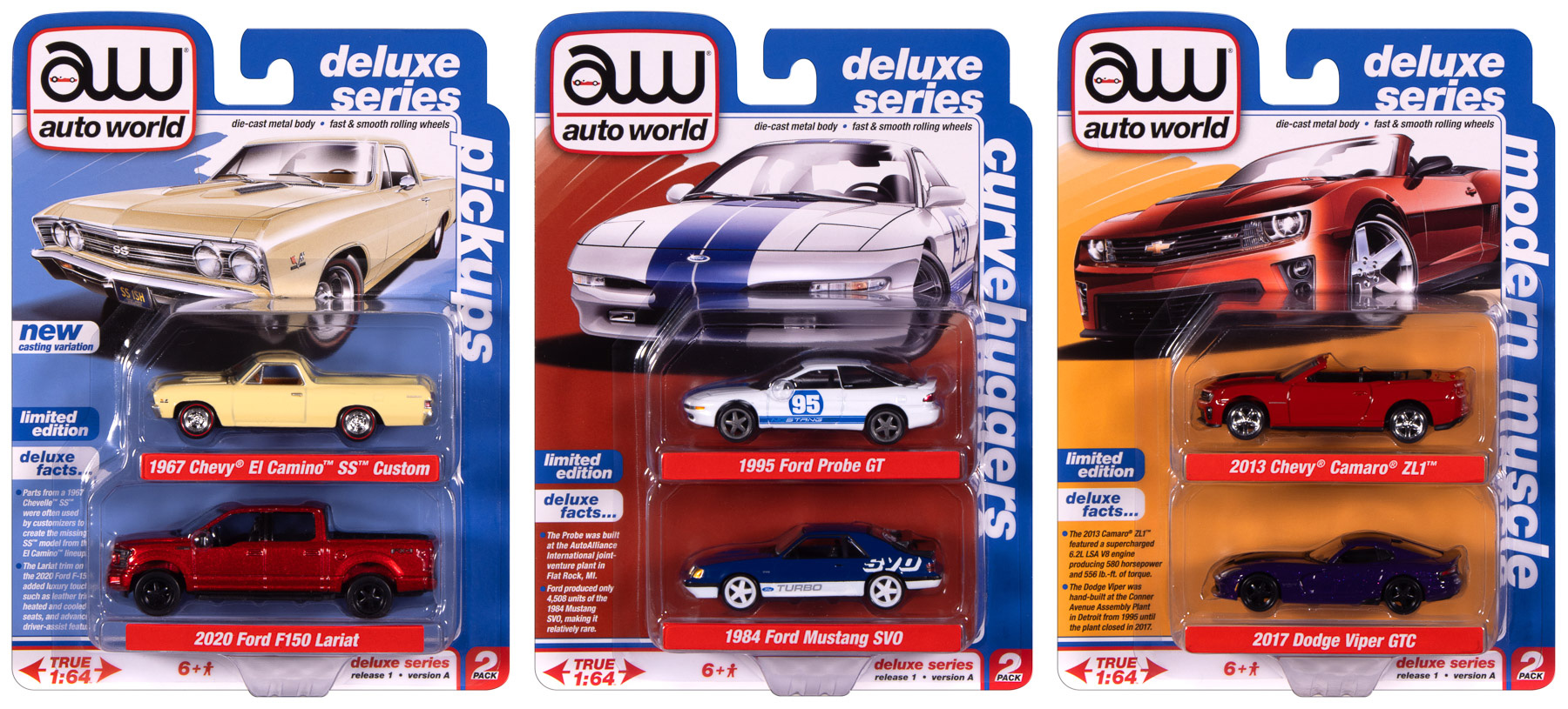 Deluxe 2-Pack 2026 Release 1A - 3-Piece SET - AW2PK008-A-SET