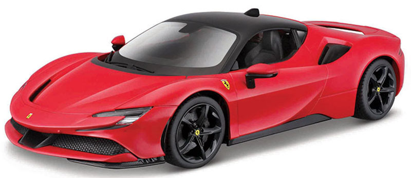 Ferrari SF90 stradale ミニカー 赤 Ferrari SF90 Stradale in Red - Race and Play Series - 16015R