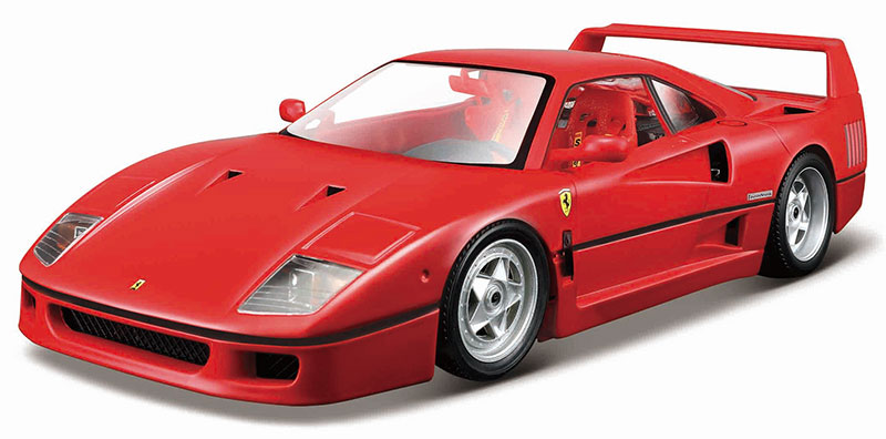 Ferrari F40 in Red - Race and Play Series - 16023R