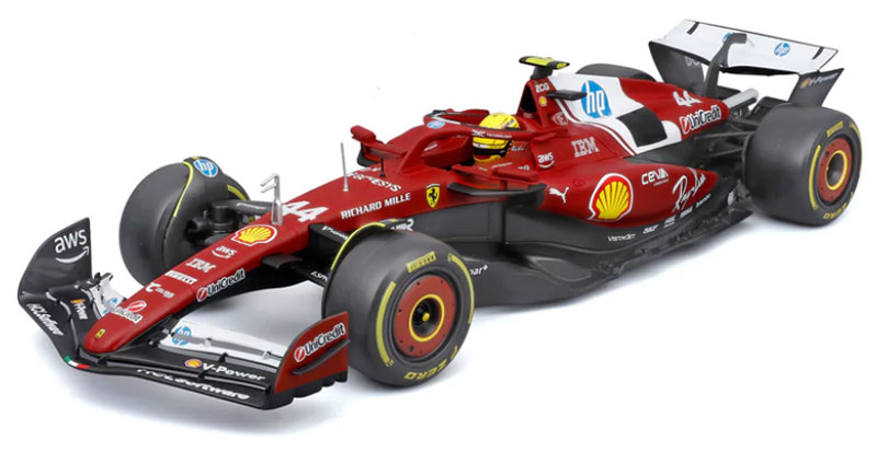 2025 Ferrari F1 Racing #44 - Hamilton - 16816-NO44