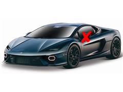 BBURAGO #11052BL-X - Lamborghini Temerario in Blue