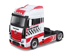 Bburago Diecast Volvo Haulers Custom Cab MB Actros Gigaspace