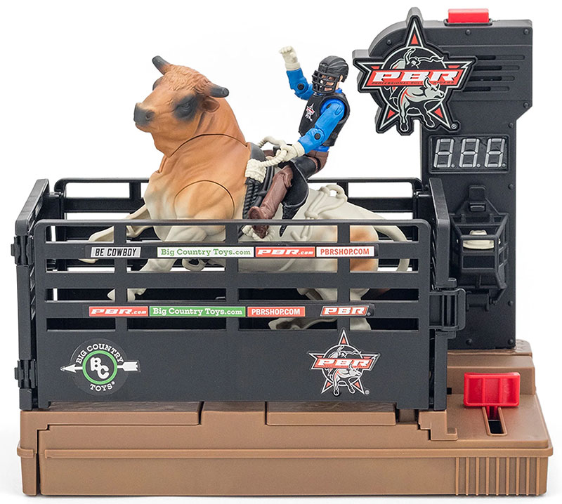 PBR Bucking Bull and Rider Playset - BC811