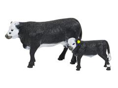 BC429 - Big Country Black Baldy Cow and Calf Compatible