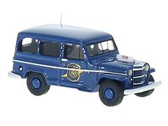 87012 - BOS Michigan State Police 1954 Jeep Willys Panel