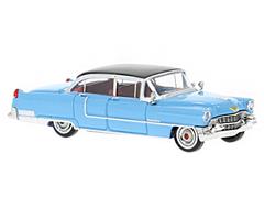 BREKINA #18351 - 1955 Cadillac Fleetwood in Light Blue and Black