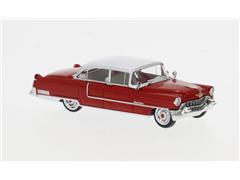 BREKINA #18358 - 1955 Cadillac Fleetwood in Red and White