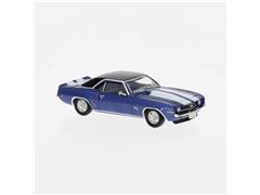 BREKINA #18381 - 1969 Chevrolet Camaro in Blue White and Black