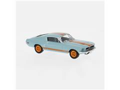 BREKINA #19619 - 1968 Ford Mustang Fastback in Blue and Orange
