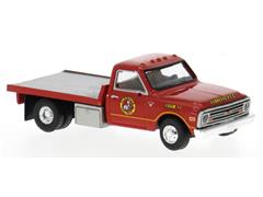 Form 17 - 1968 Chevrolet Chevrolet C30 Flatbed Pickup in Red #19671