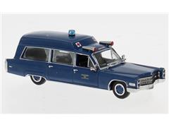 BREKINA #19788 - US Air Force - 1966 Cadillac Miller Meteor Ambulance in Blue