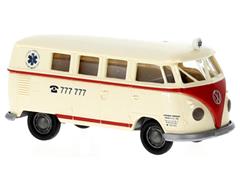 31619 - Brekina Ambulance Aicher 1960 Volkswagen T1b Box Van