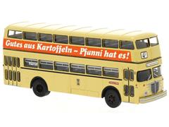 61255 - Brekina BVG Pfanni 1960 Bussing D2U Double Decker