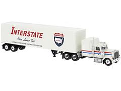 BREKINA #85787 - Interstate Moving - 1980 Chevrolet Bison Ko-SZ with Trailer