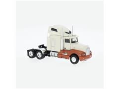 BREKINA #85930 - 1984 Kenworth T-600 in White and Orange - Cab Only
