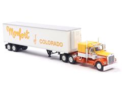 BREKINA #86256 - Monfort of Colorado - 1977 Kenworth W 900 with Refrigerated Trailer