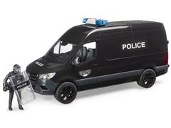 BRUDER #02685 - Police Special Forces - Mercedes Benz Sprinter with Police Figure