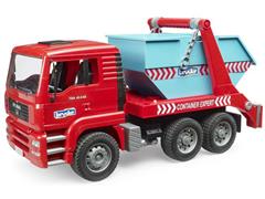 BRUDER #02741 - MAN TGA Skip Container Truck