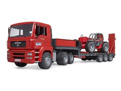 02774 - Bruder Toys MAN TGA Low Loader Truck