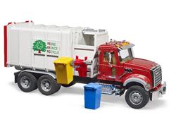 02811 - Bruder Toys MACK Granite Side Loading Garbage Truck Pro