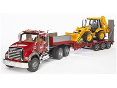 02813 - Bruder Toys MACK Granite Flatbed Truck