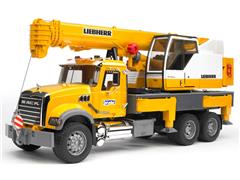 02818 - Bruder Toys MACK Granite Liebherr crane truck
