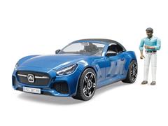 03481 - Bruder Toys Roadster in Blue