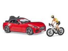 03485 - Bruder Toys Roadster in Red