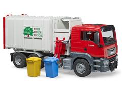 03761 - Bruder Toys MAN TGS Side Loading Garbage Truck High