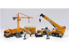 Cararama Crane and Construction Playset Made of diecast