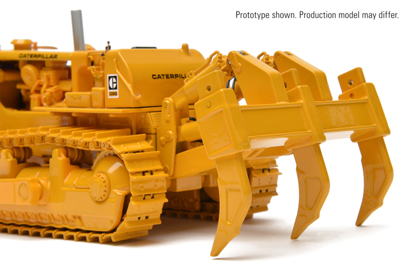 Bulldozer Caterpillar D9N NZG 1:50 - Rayures Logo #298.4 - Occasion Avec OVP