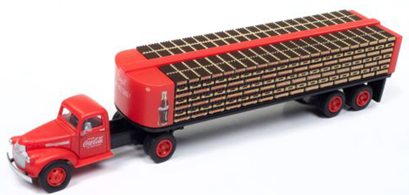 Coca-Cola - 1941-46 Chevrolet Tractor with Flatbed Trailer - 31207