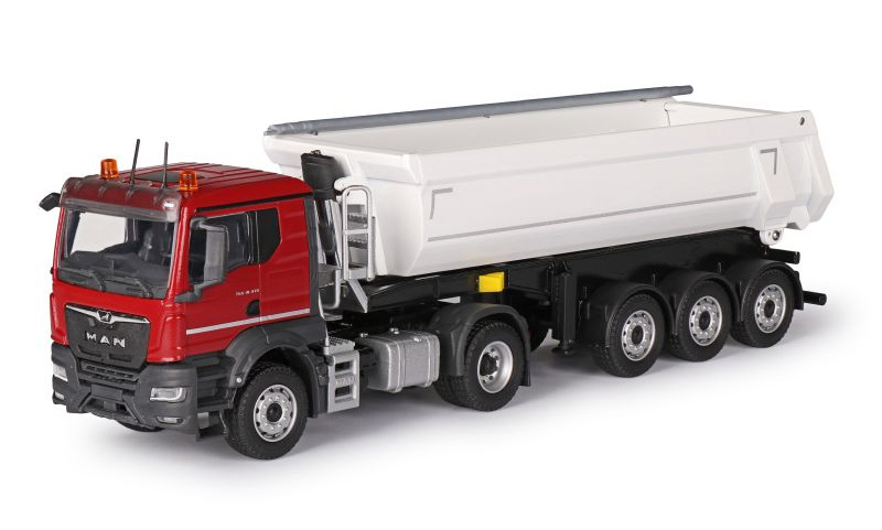 MAN TGS TN 2-Axle Truck with Schwarzmuller Round Trough Dump