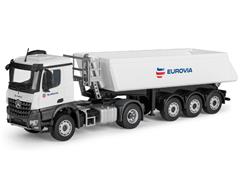 CONRAD #78202-06 - Eurovia - Mercedes-Benz Arocs with Schmitz-Cargobull Dump Trailer in White