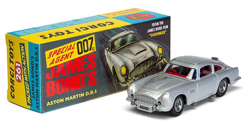 James Bond 007 - 261 Aston Martin DB5 in Silver Birch - RT26101S