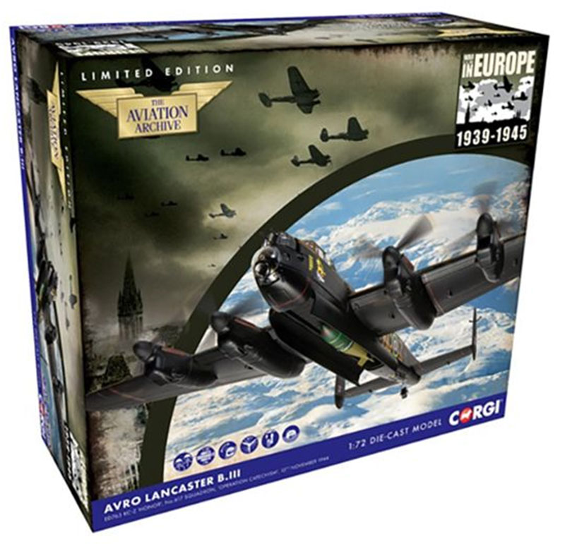 航空機・ヘリコプター CORGI Avro Lancaster BI AA32611 Avro Lancaster B III - RAF No 617 Sqn - Operation Catechism - AA32629