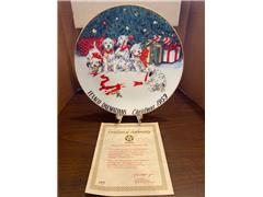 8116-30 - CUI Texaco Dalmatians Christmas 1953 Collectors Plate Individually