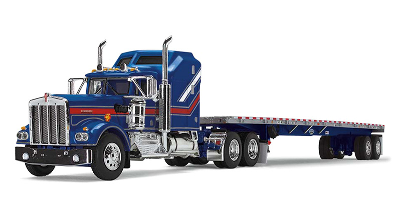 Kenworth W900A with Aerodyne Sleeper and 53 Wilson Roadbrute