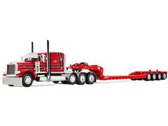 DCP #60-2355 - Anty Trucking Rigging - Peterbilt Model 379 Tractor with 63 Flat Top Sleeper and Fontaine Magnitude Lowboy Trailer with Fliptail