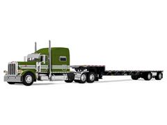 DCP #60-2401 - Zimmerman Transport LLC - Peterbilt Model 389 with 70 Mid-Roof Sleeper and Transcraft Step Deck Trailer