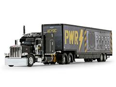 69-1064 - Die-Cast Promotions DCP AC_DC PWR UP Black Peterbilt 389