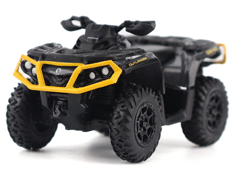 Can-Am Outlander XT-P 1000R ATV in Iron Gray Black and Neo Yellow