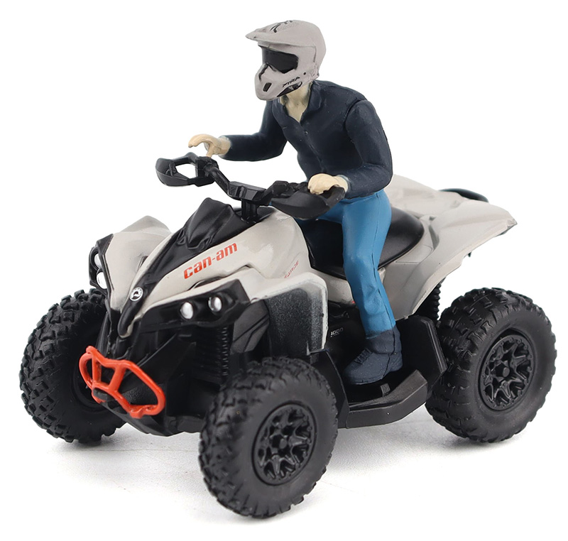 Can-Am Renegade X XC 1000R ATV in Chalk Gray and Magma Red - 60008