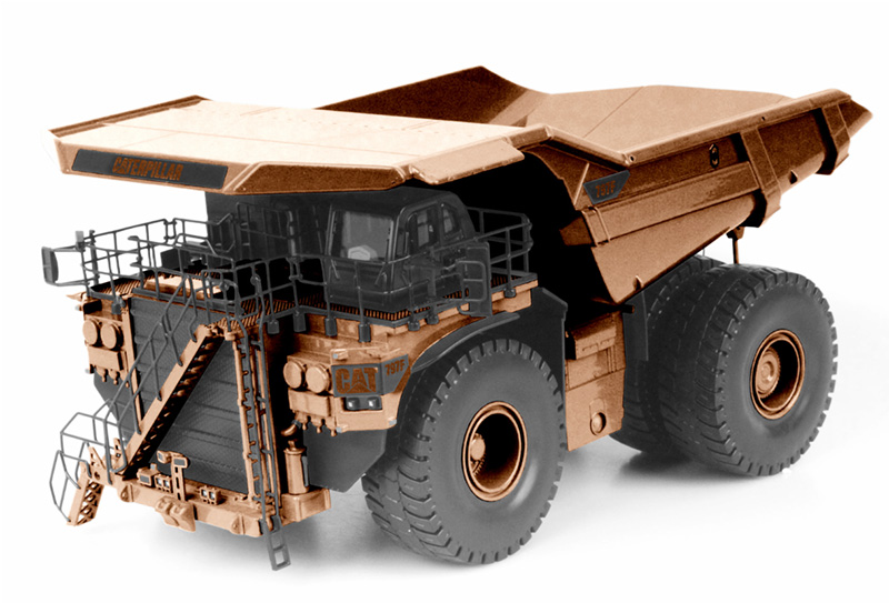 Caterpillar 797F Tier 4 Mining Truck with Copper Finish - Limited