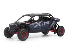 DIECAST MASTERS #60037 - Can-Am Maverick R MAX X RS ATV with Smart-Shox in Blue and Black with Red Accents